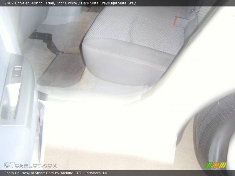 Stone White / Dark Slate Gray/Light Slate Gray 2007 Chrysler Sebring Sedan