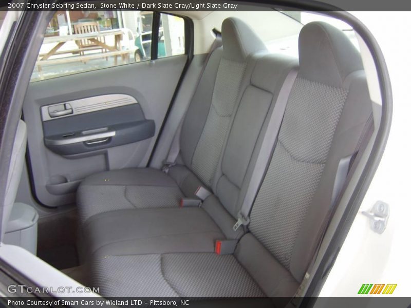 Stone White / Dark Slate Gray/Light Slate Gray 2007 Chrysler Sebring Sedan
