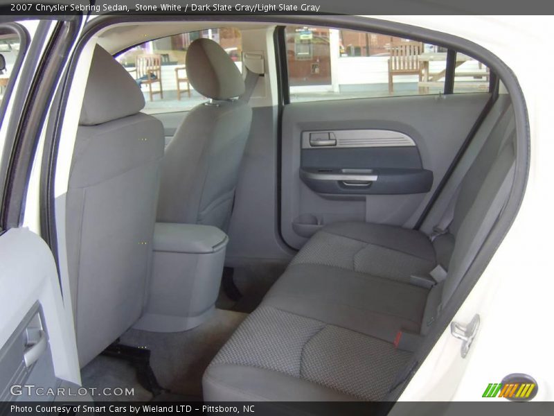 Stone White / Dark Slate Gray/Light Slate Gray 2007 Chrysler Sebring Sedan