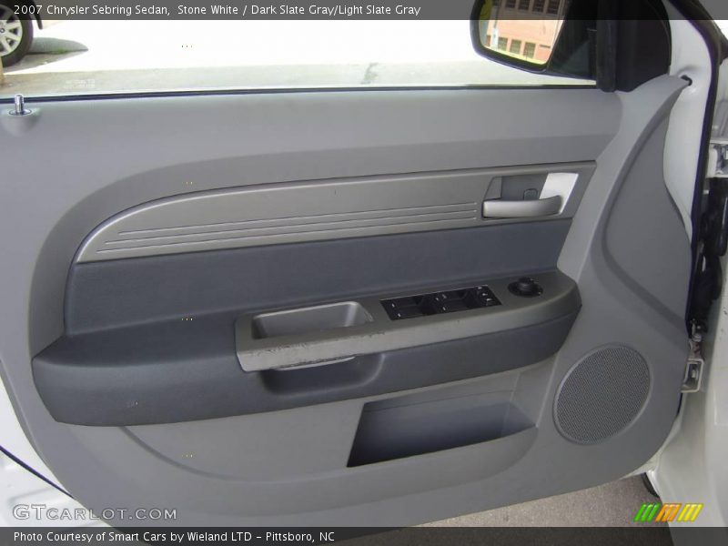 Stone White / Dark Slate Gray/Light Slate Gray 2007 Chrysler Sebring Sedan