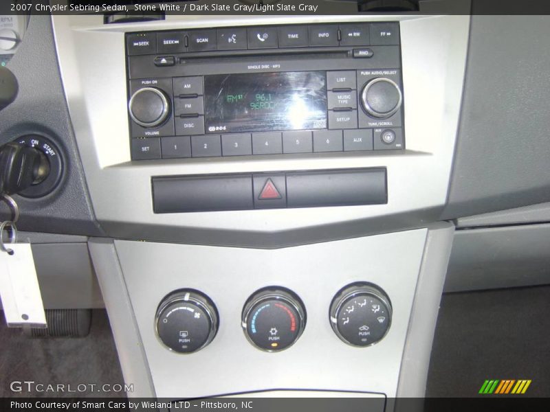 Stone White / Dark Slate Gray/Light Slate Gray 2007 Chrysler Sebring Sedan