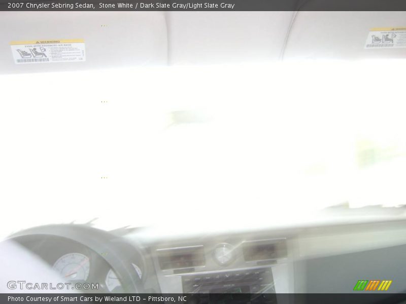 Stone White / Dark Slate Gray/Light Slate Gray 2007 Chrysler Sebring Sedan