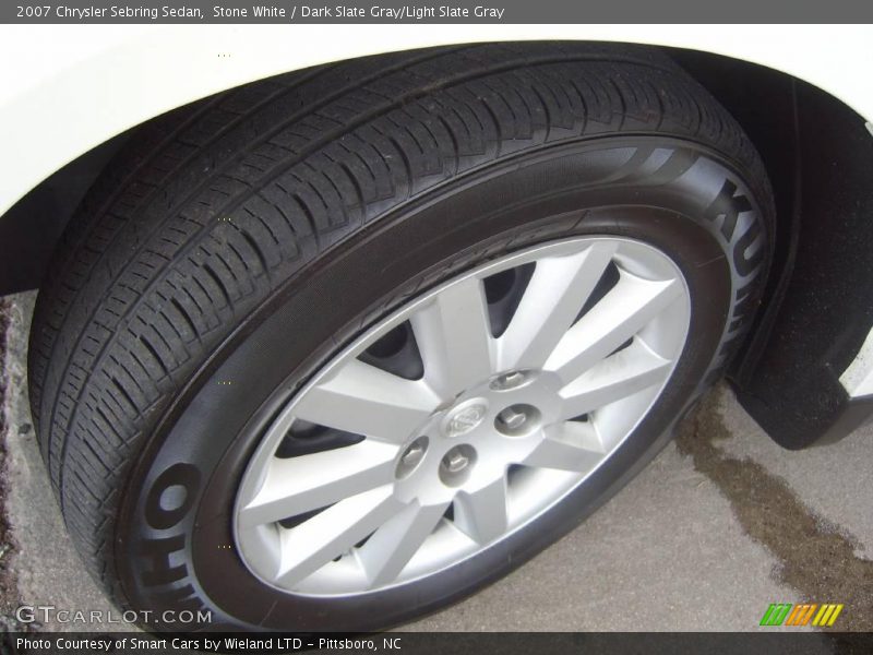 Stone White / Dark Slate Gray/Light Slate Gray 2007 Chrysler Sebring Sedan