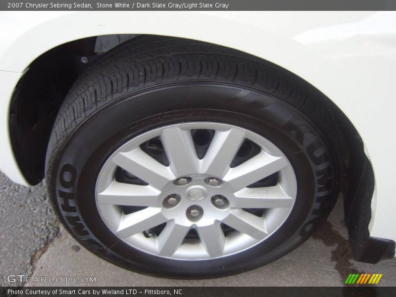 Stone White / Dark Slate Gray/Light Slate Gray 2007 Chrysler Sebring Sedan