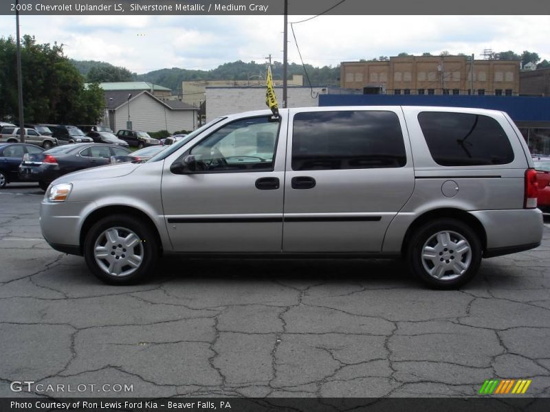 Silverstone Metallic / Medium Gray 2008 Chevrolet Uplander LS