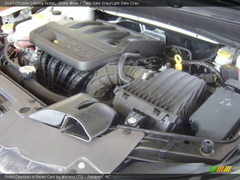 Stone White / Dark Slate Gray/Light Slate Gray 2007 Chrysler Sebring Sedan