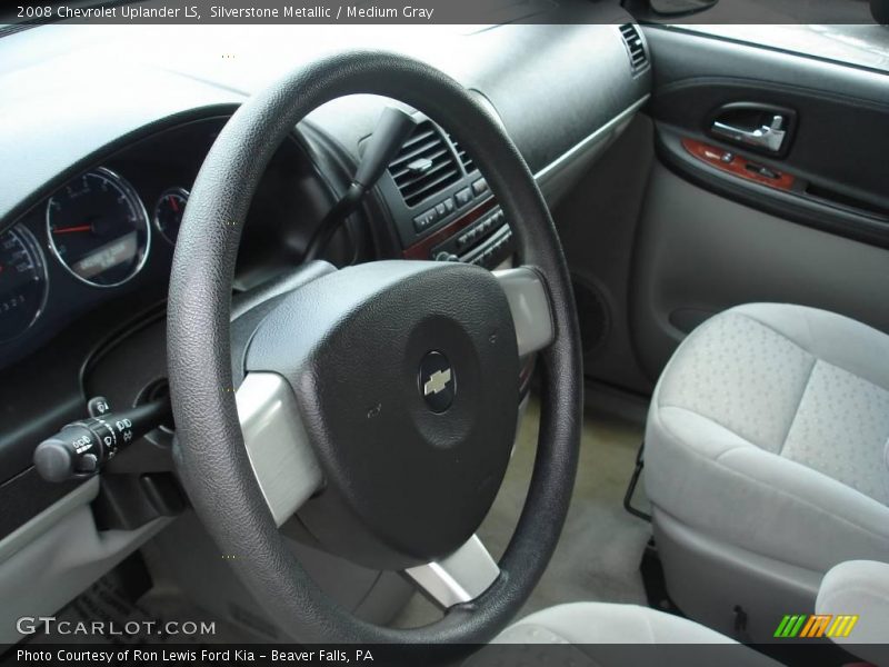 Silverstone Metallic / Medium Gray 2008 Chevrolet Uplander LS
