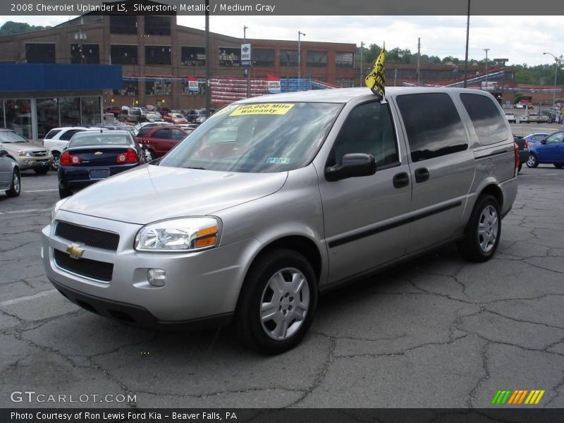 Silverstone Metallic / Medium Gray 2008 Chevrolet Uplander LS