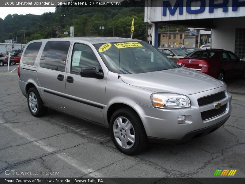 Silverstone Metallic / Medium Gray 2008 Chevrolet Uplander LS