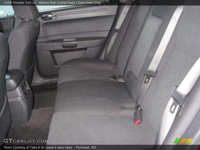 Inferno Red Crystal Pearl / Dark Slate Gray 2008 Chrysler 300 LX