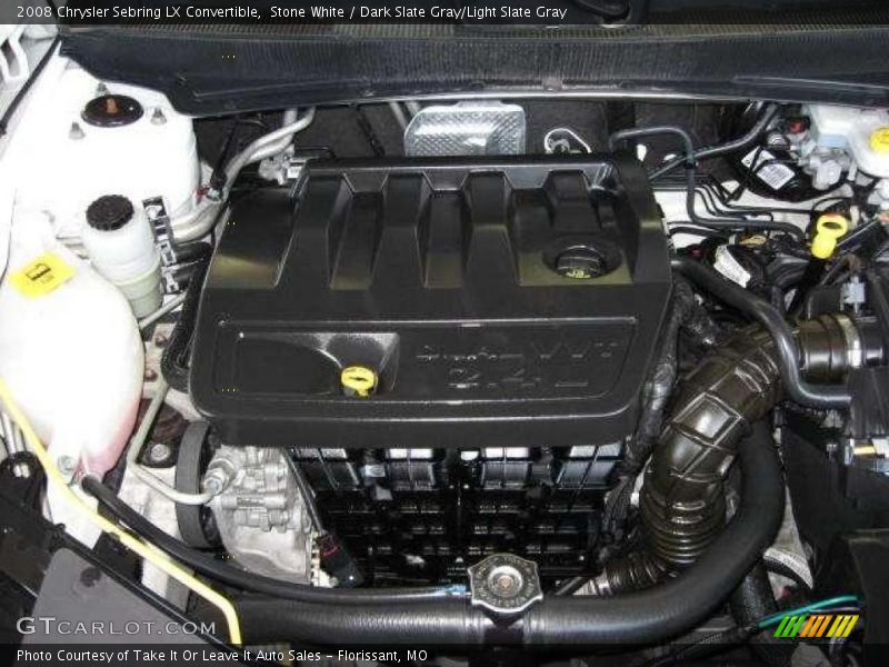 Stone White / Dark Slate Gray/Light Slate Gray 2008 Chrysler Sebring LX Convertible