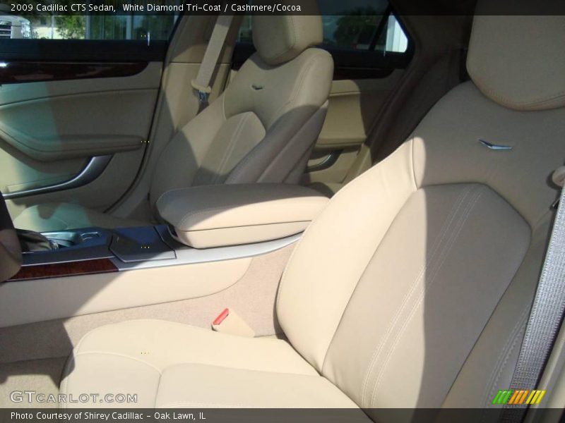 White Diamond Tri-Coat / Cashmere/Cocoa 2009 Cadillac CTS Sedan