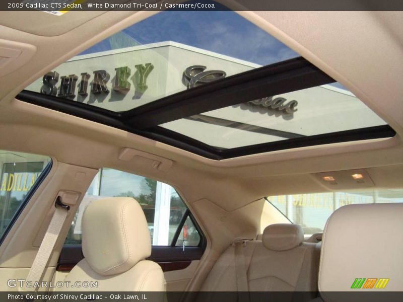 White Diamond Tri-Coat / Cashmere/Cocoa 2009 Cadillac CTS Sedan