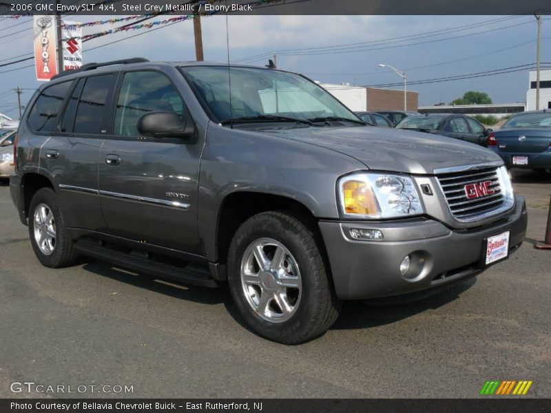 Steel Grey Metallic / Ebony Black 2006 GMC Envoy SLT 4x4