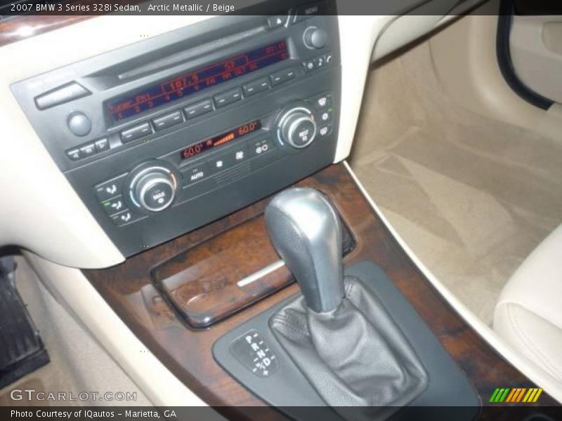 Arctic Metallic / Beige 2007 BMW 3 Series 328i Sedan