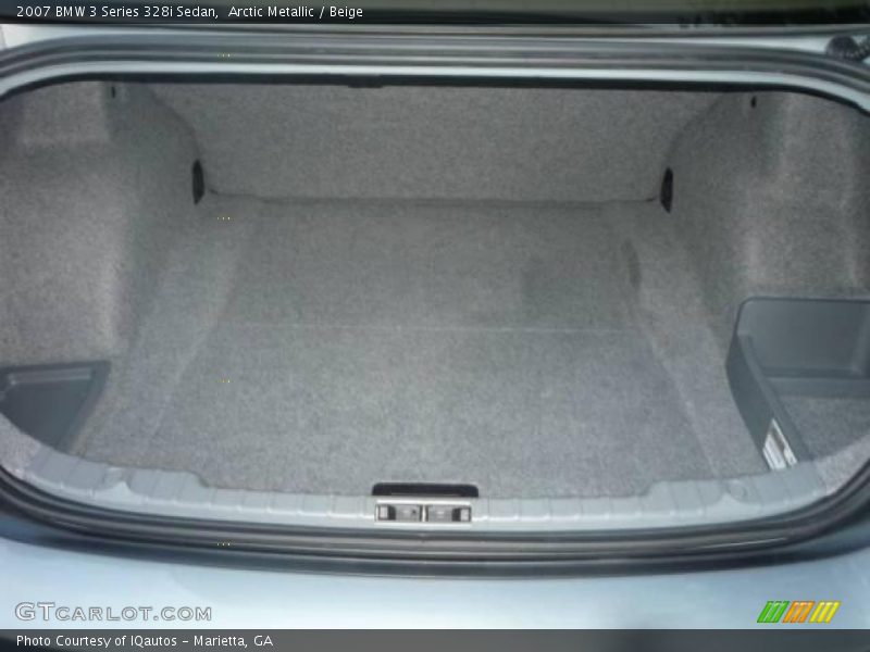 Arctic Metallic / Beige 2007 BMW 3 Series 328i Sedan