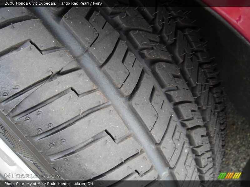 Tango Red Pearl / Ivory 2006 Honda Civic LX Sedan