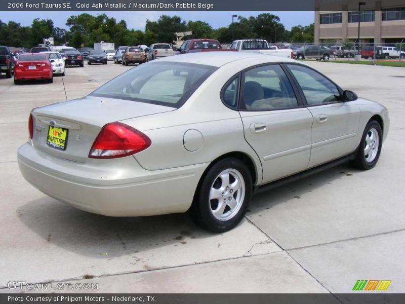 Gold Ash Metallic / Medium/Dark Pebble Beige 2006 Ford Taurus SE