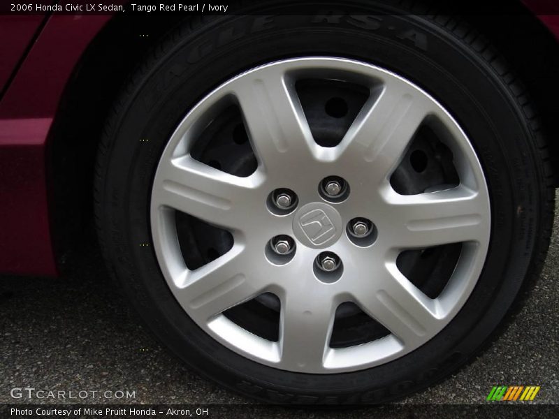Tango Red Pearl / Ivory 2006 Honda Civic LX Sedan