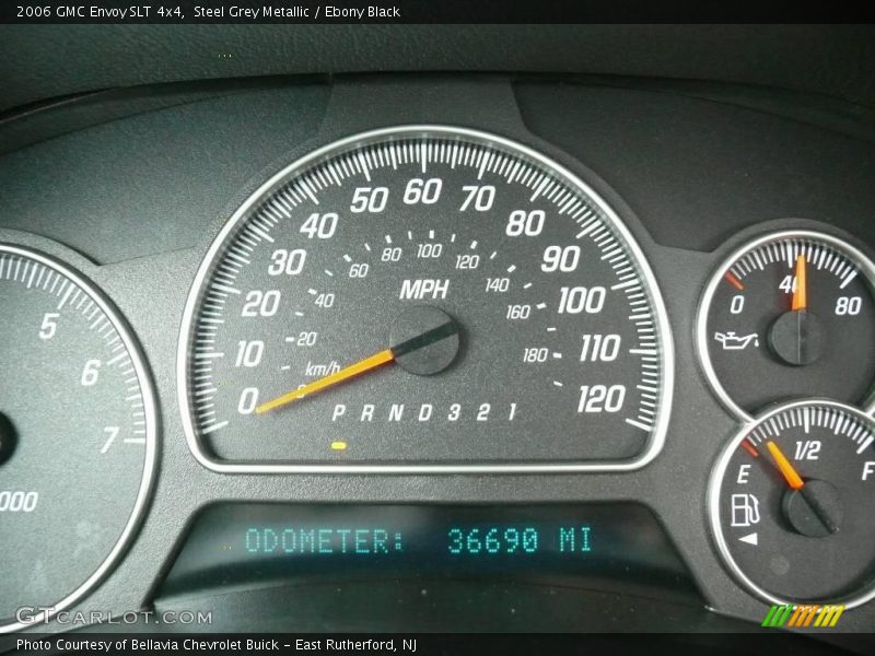 Steel Grey Metallic / Ebony Black 2006 GMC Envoy SLT 4x4