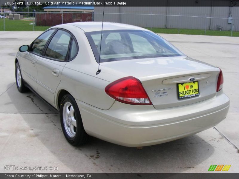 Gold Ash Metallic / Medium/Dark Pebble Beige 2006 Ford Taurus SE