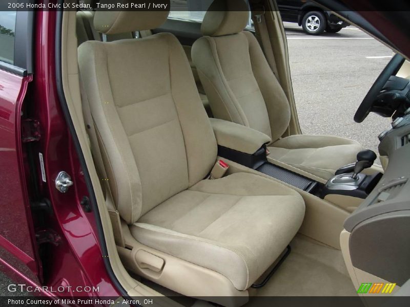 Tango Red Pearl / Ivory 2006 Honda Civic LX Sedan
