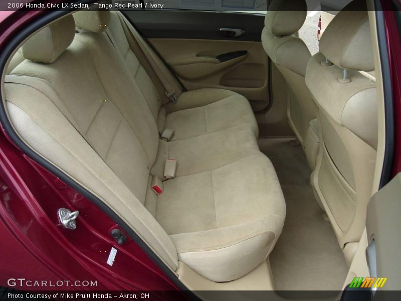 Tango Red Pearl / Ivory 2006 Honda Civic LX Sedan