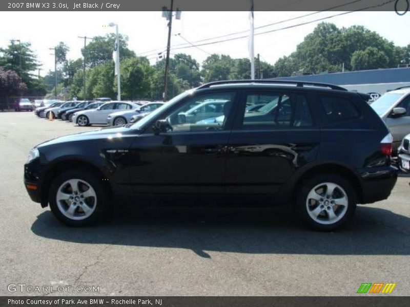 Jet Black / Grey 2007 BMW X3 3.0si
