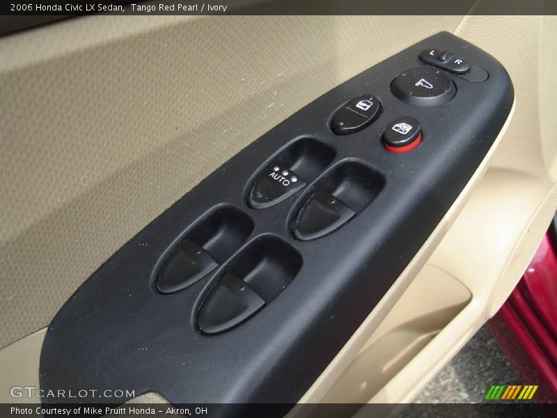 Tango Red Pearl / Ivory 2006 Honda Civic LX Sedan