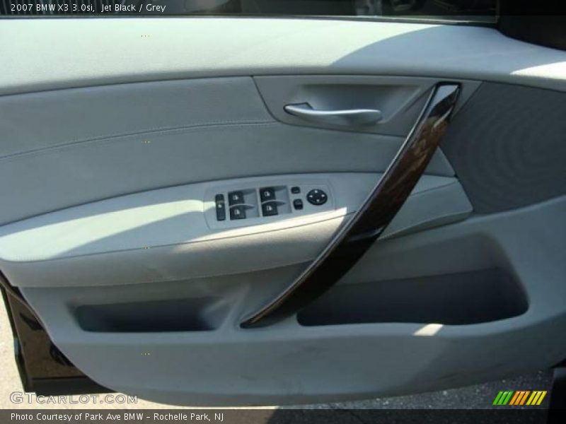 Jet Black / Grey 2007 BMW X3 3.0si