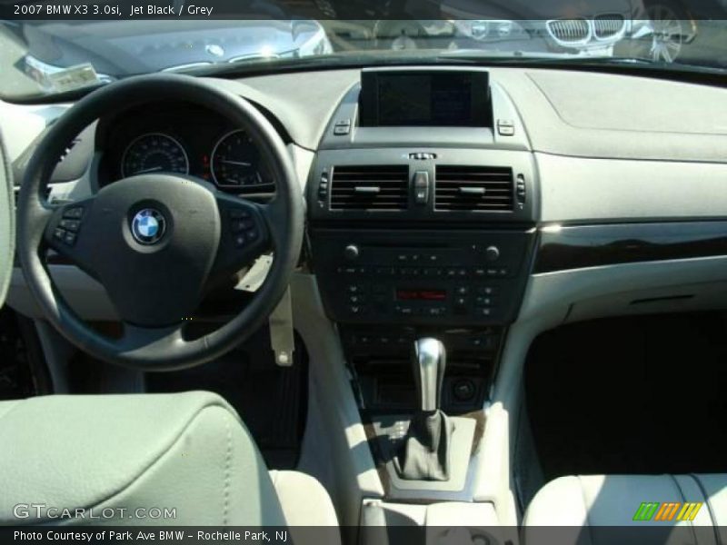 Jet Black / Grey 2007 BMW X3 3.0si