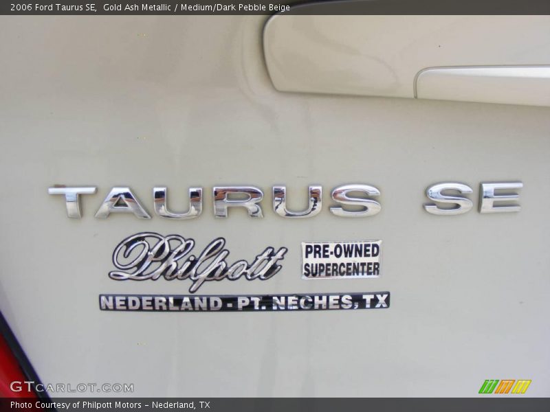 Gold Ash Metallic / Medium/Dark Pebble Beige 2006 Ford Taurus SE