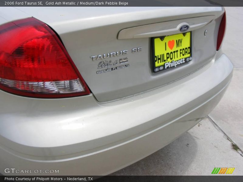 Gold Ash Metallic / Medium/Dark Pebble Beige 2006 Ford Taurus SE