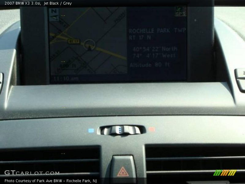 Jet Black / Grey 2007 BMW X3 3.0si