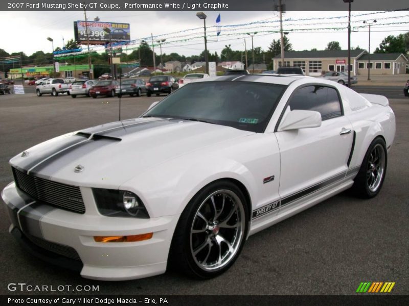 Performance White / Light Graphite 2007 Ford Mustang Shelby GT Coupe