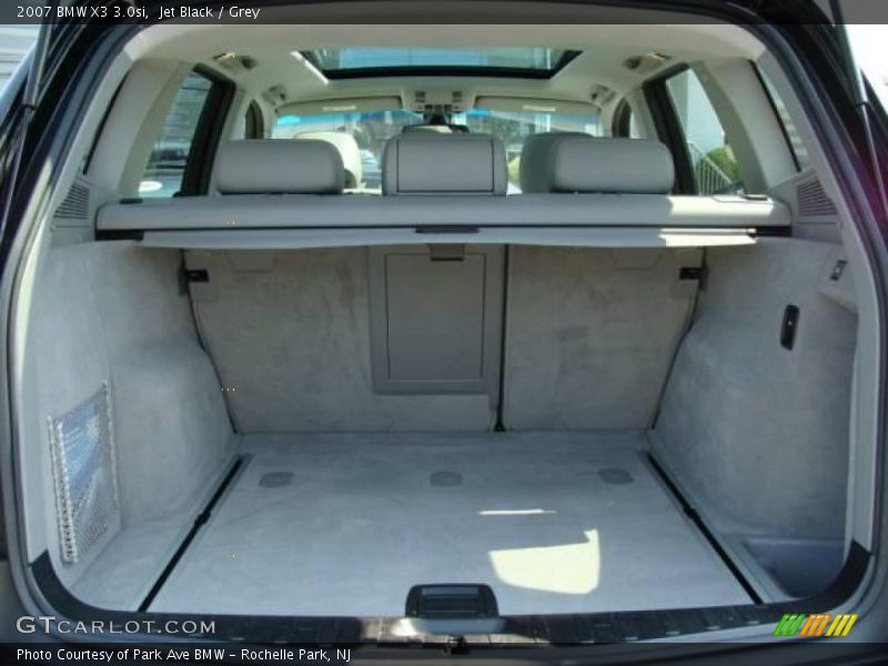 Jet Black / Grey 2007 BMW X3 3.0si