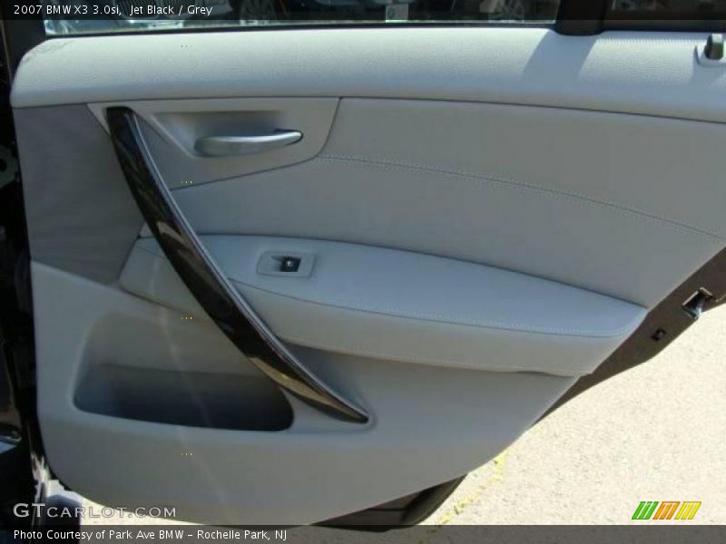 Jet Black / Grey 2007 BMW X3 3.0si