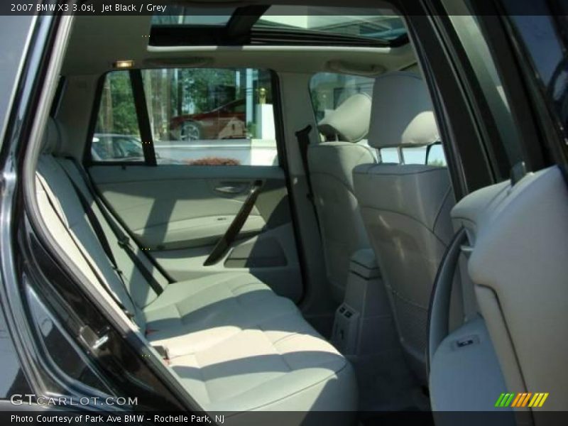 Jet Black / Grey 2007 BMW X3 3.0si