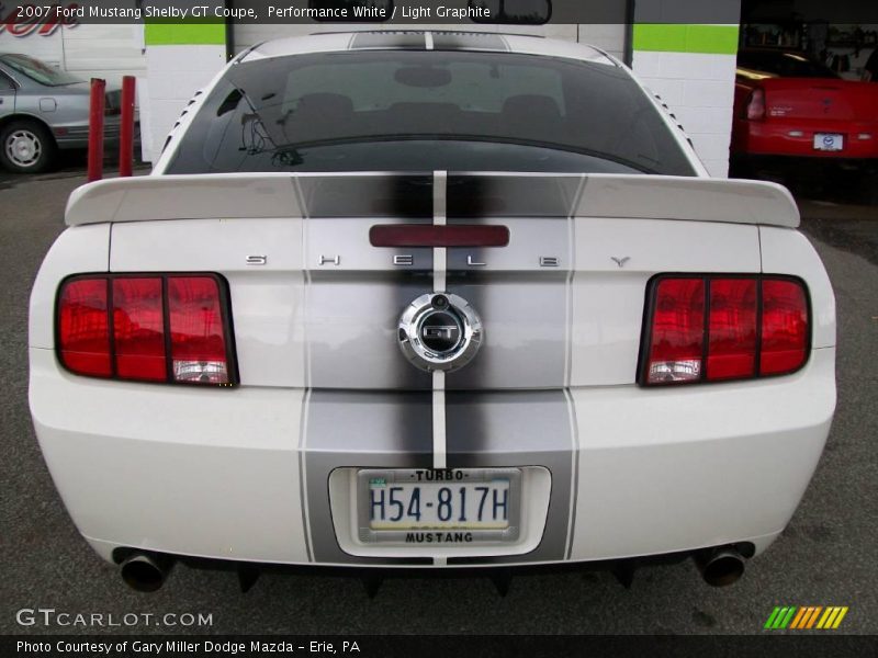 Performance White / Light Graphite 2007 Ford Mustang Shelby GT Coupe