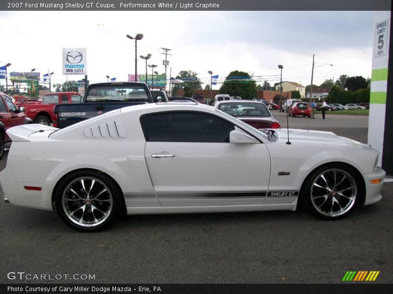 Performance White / Light Graphite 2007 Ford Mustang Shelby GT Coupe