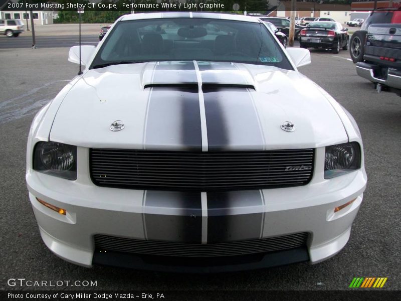 Performance White / Light Graphite 2007 Ford Mustang Shelby GT Coupe