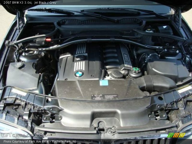 Jet Black / Grey 2007 BMW X3 3.0si