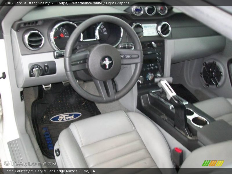 Performance White / Light Graphite 2007 Ford Mustang Shelby GT Coupe