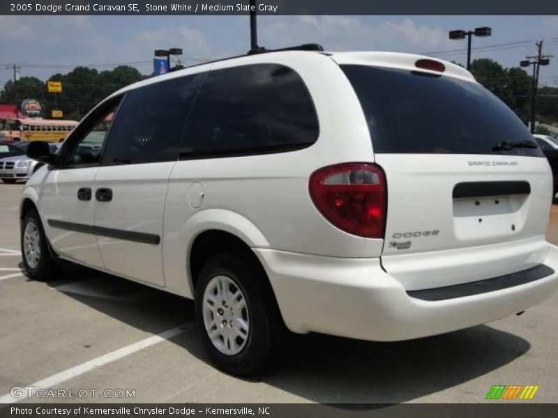 Stone White / Medium Slate Gray 2005 Dodge Grand Caravan SE