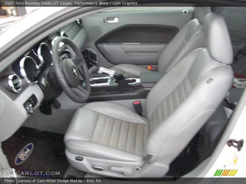 Performance White / Light Graphite 2007 Ford Mustang Shelby GT Coupe