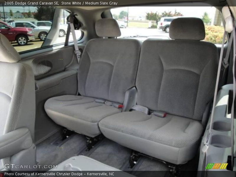 Stone White / Medium Slate Gray 2005 Dodge Grand Caravan SE