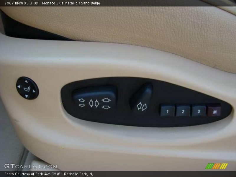 Monaco Blue Metallic / Sand Beige 2007 BMW X3 3.0si