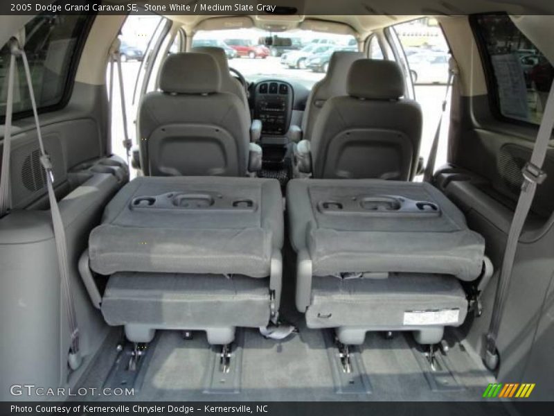 Stone White / Medium Slate Gray 2005 Dodge Grand Caravan SE