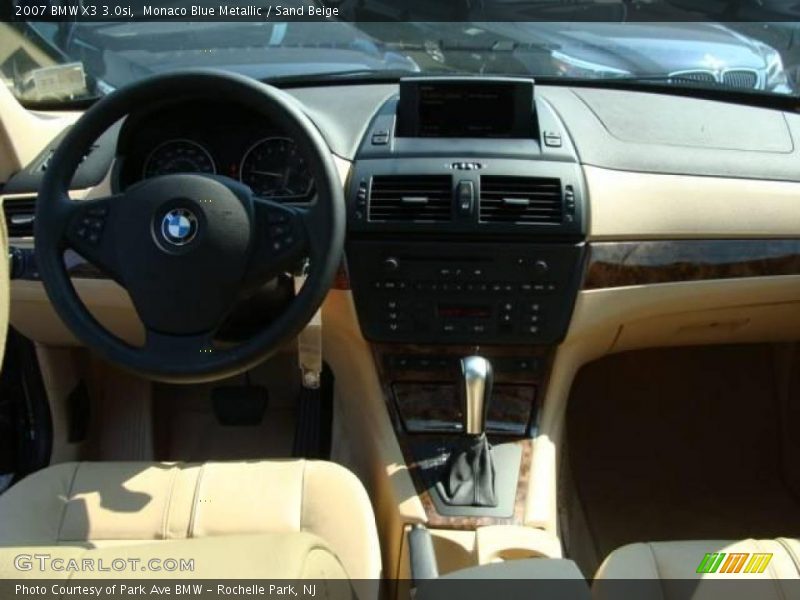 Monaco Blue Metallic / Sand Beige 2007 BMW X3 3.0si