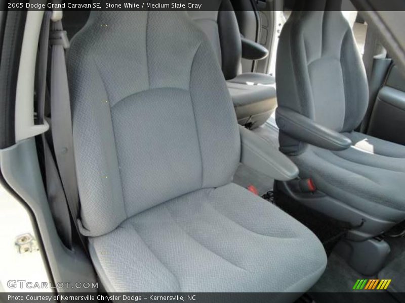 Stone White / Medium Slate Gray 2005 Dodge Grand Caravan SE